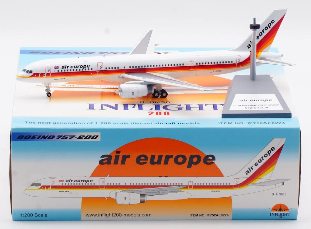 INFLIGHT 200 B757-236 AIR EUROPE REG: G-BNSD